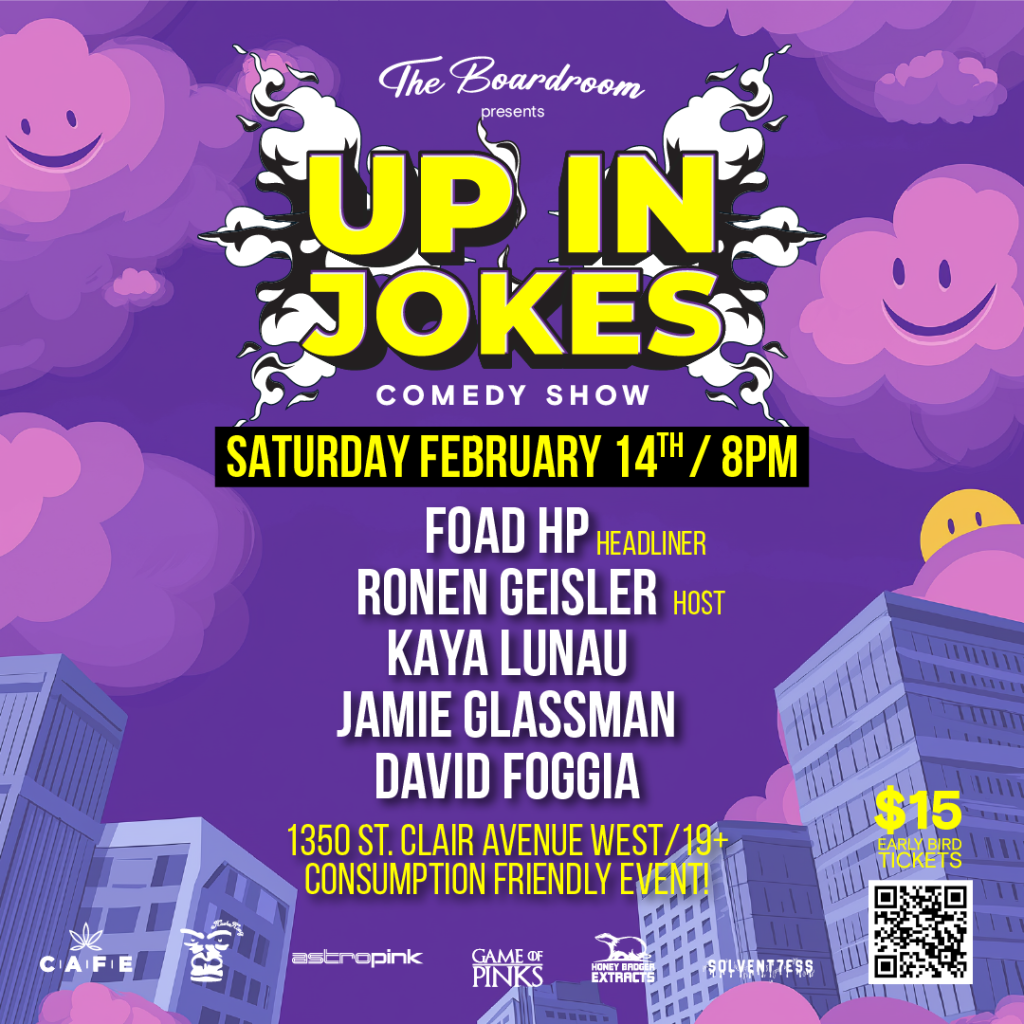 Toronto Feb 14th Valentines Day Comedy Show 420 friendly